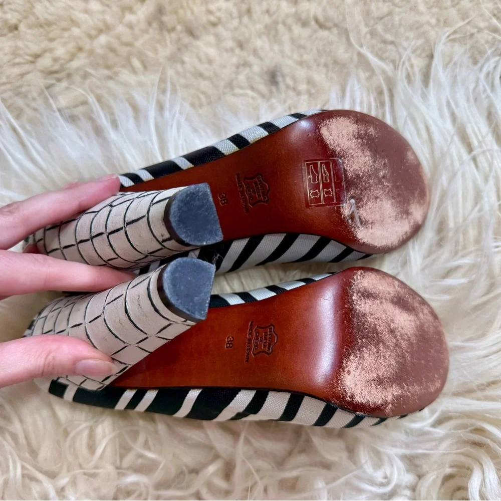 Carven Canvas High Heels - Picture 5 of 9